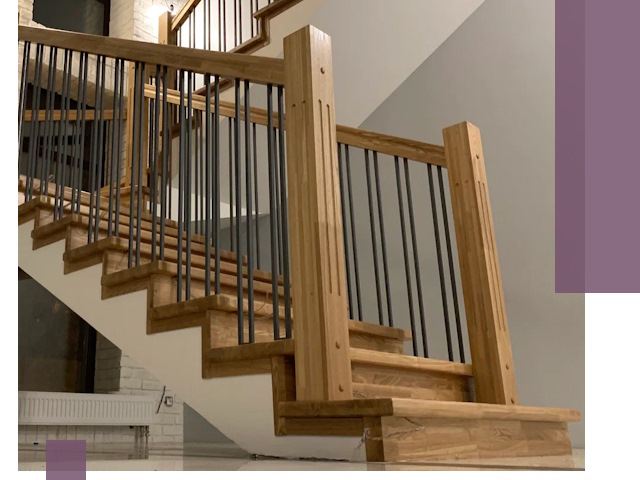 Реставрация деревянных и металлических лестниц в Бузулуке