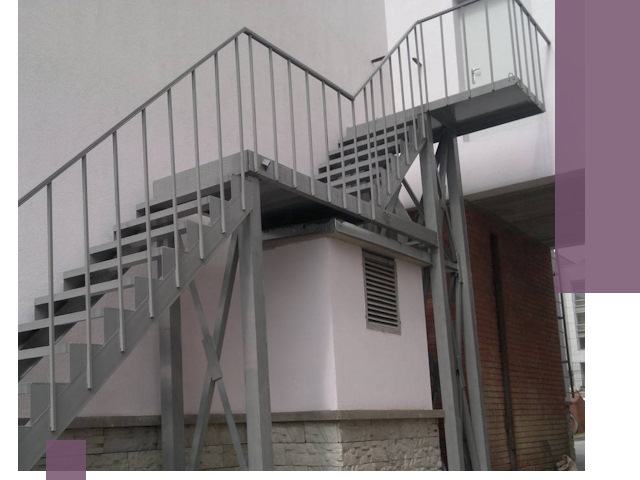 Монтаж пожарных лестниц под ключ в Бузулуке с гарантией качества