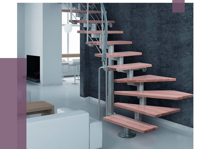 Модульные лестницы в Бузулуке от 17200 руб. — купить в ПРОЛЁТ-Бзл