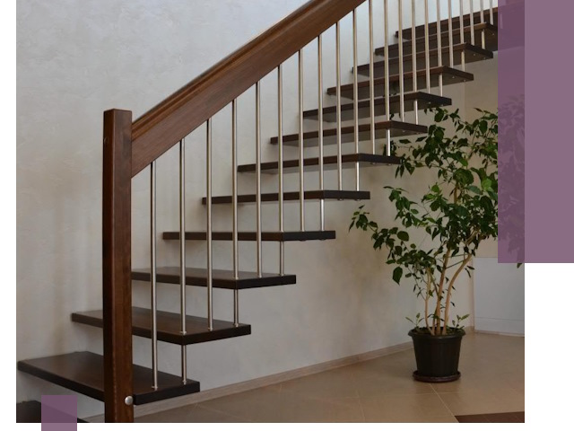 Лестницы на больцах под ключ в Бузулуке – изготовление и монтаж