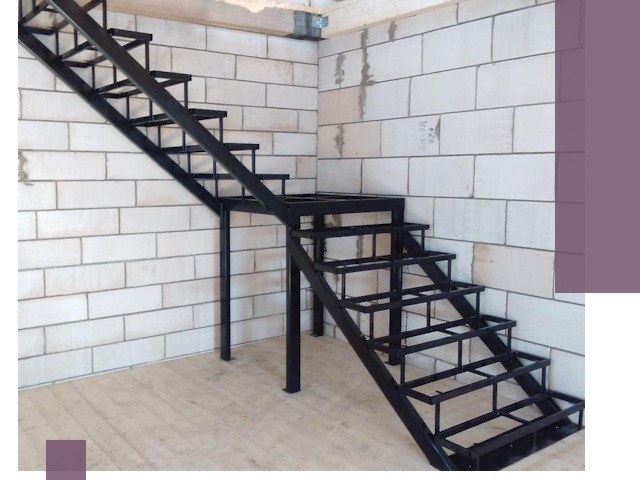 Лестницы на металлокаркасе под ключ в Бузулуке — изготовление и монтаж