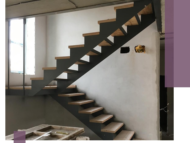 Изготовление лестниц на металлокаркасе в Бузулуке от производителя