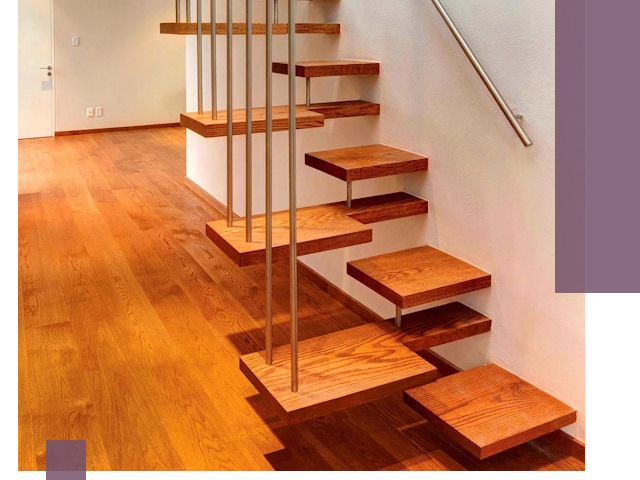 Лестницы «гусиный шаг» на заказ в Бузулуке для узких пространств