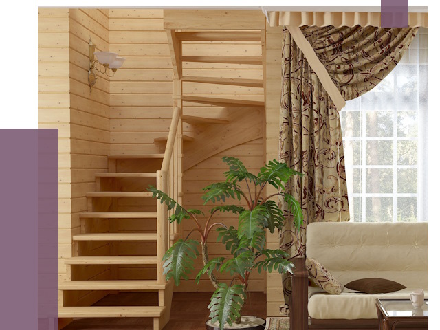 Лестницы для дачи в Бузулуке от 77398 руб.  | ПРОЛЁТ-Бзл