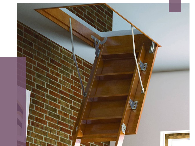 Установка чердачной лестницы в Бузулуке от 7974 руб. | ПРОЛЁТ-Бзл