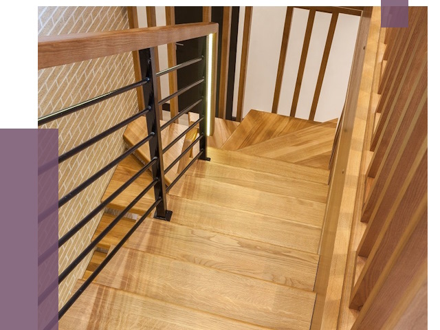 Лестницы из ясеня в Бузулуке под ключ от 10216 руб. 