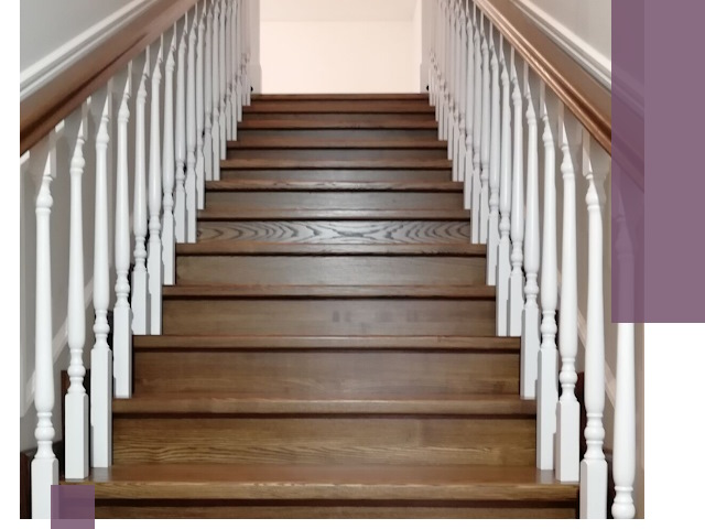 Лестницы из ясеня на заказ в Бузулуке — изготовление и монтаж