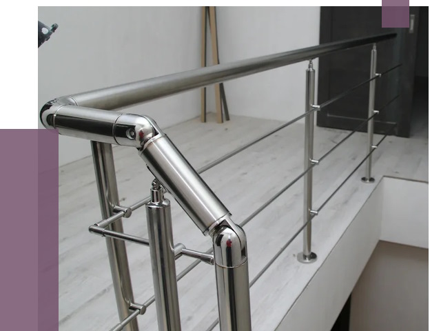 Перила из нержавеющей стали в Бузулуке от 9173 руб. под ключ | ПРОЛЁТ-Бзл