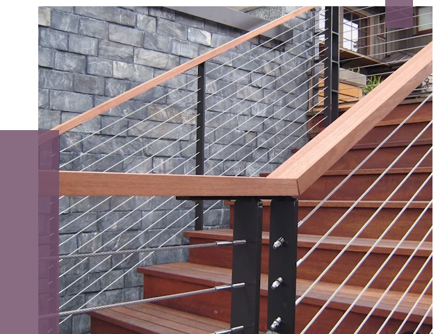 Тросовые перила под ключ в Бузулуке от 7922 руб. 