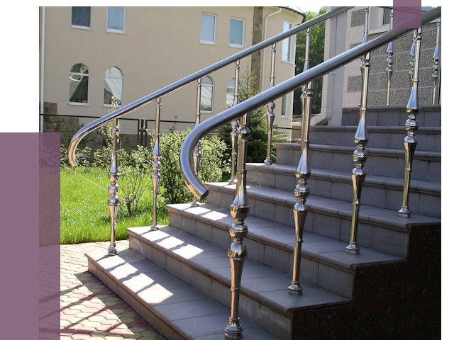 Перила для крыльца в Бузулуке от 10945 руб. — монтаж ПРОЛЁТ-Бзл