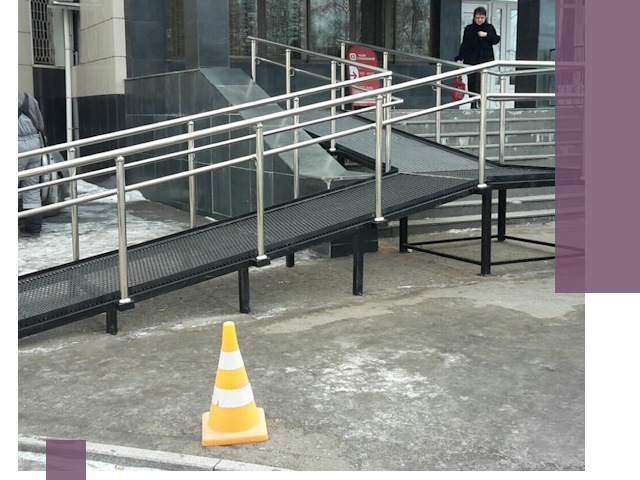 Стационарные пандусы под ключ в Бузулуке — изготовление и монтаж