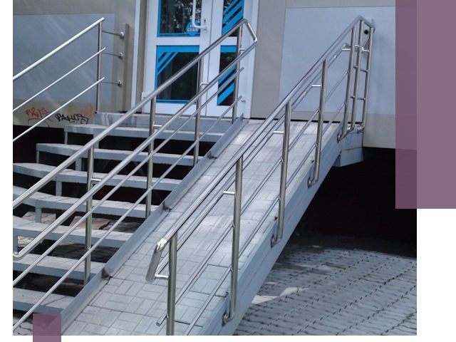 Пандус на крыльцо под ключ в Бузулуке: монтаж и изготовление