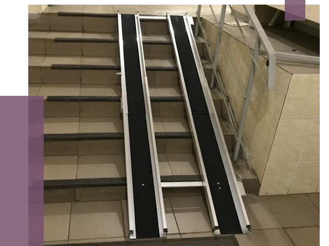 Установка пандуса в подъезд в Бузулуке от 8131 руб. под ключ | ПРОЛЁТ-Бзл