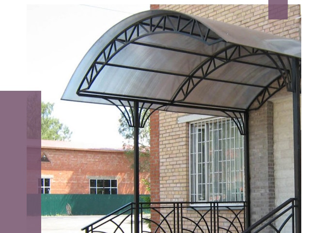 Металлические навесы и козырьки в Бузулуке от 13030 руб.