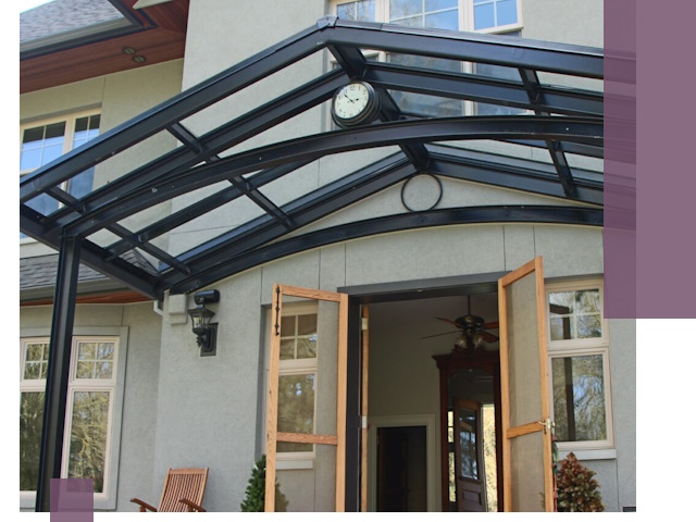 Изготовление и монтаж навесов и козырьков в Бузулуке