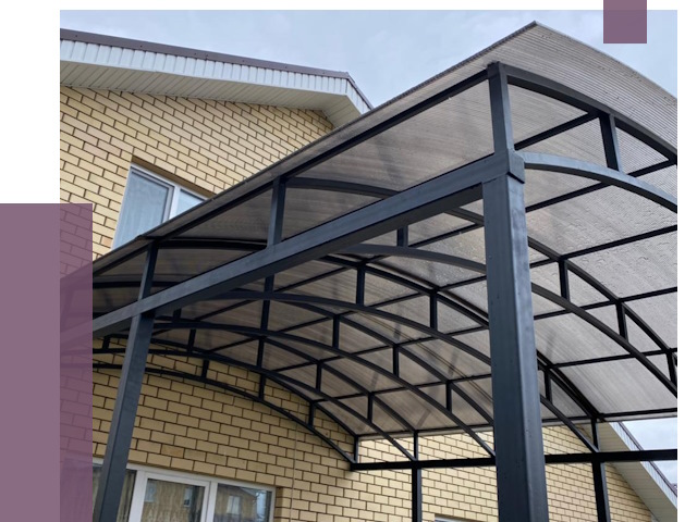 Монтаж козырьков в Бузулуке от 11727 руб. | ПРОЛЁТ-Бзл