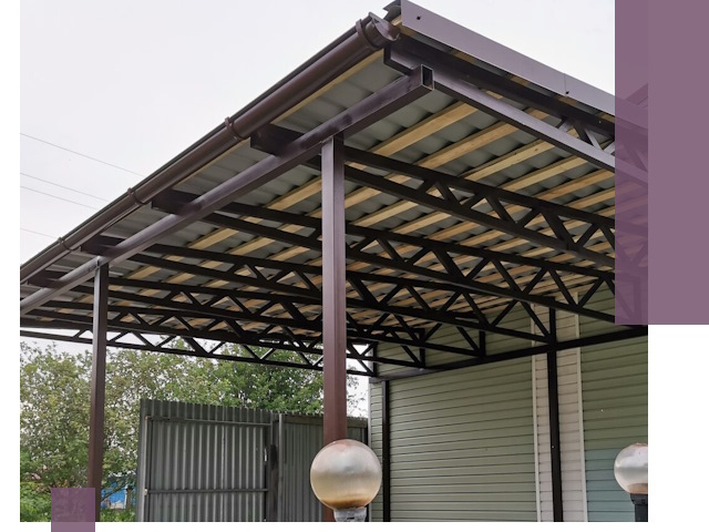 Навесы под ключ в Бузулуке: изготовление, монтаж и гарантия