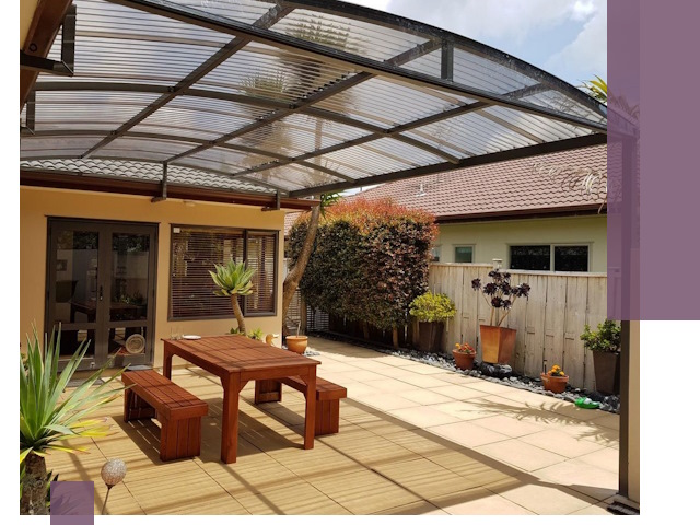 Навесы во двор под ключ в Бузулуке — изготовление и монтаж