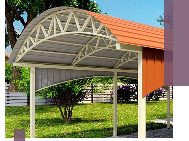 Навесы из профнастила под ключ в Бузулуке — установка и монтаж