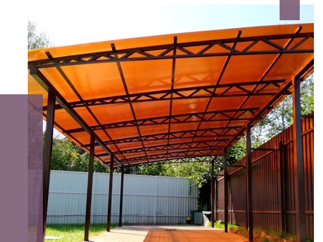 Односкатные навесы под ключ в Бузулуке от 13395 руб. 