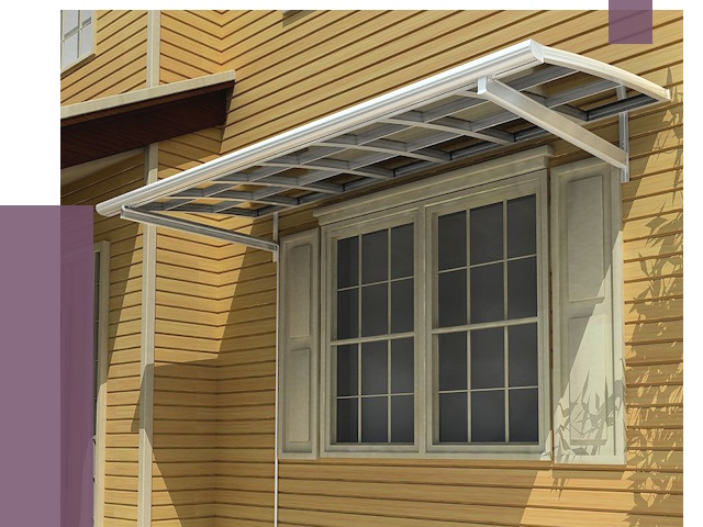 Козырьки над окнами в Бузулуке от 7766 руб. — монтаж, покупки | ПРОЛЁТ-Бзл