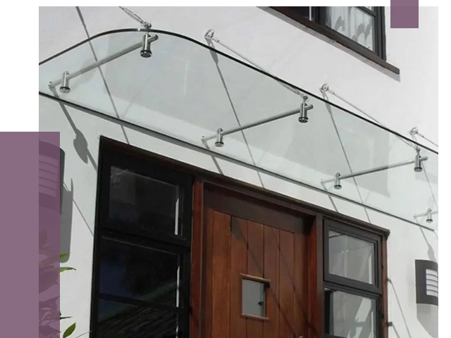 Стеклянные козырьки в Бузулуке от 19284 руб. | ПРОЛЁТ-Бзл