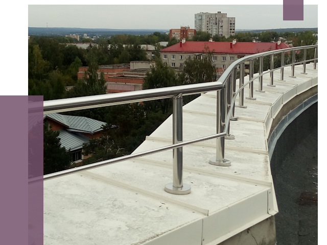 Парапеты и ограждения кровли в Бузулуке от 5056 руб.