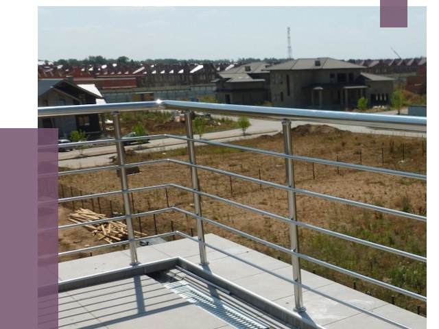 Парапеты из нержавеющей стали в Бузулуке от 8131 руб. за м² | ПРОЛЁТ-Бзл