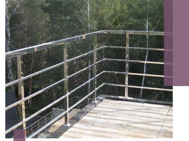 Парапеты из нержавеющей стали в Бузулуке — изготовление и монтаж