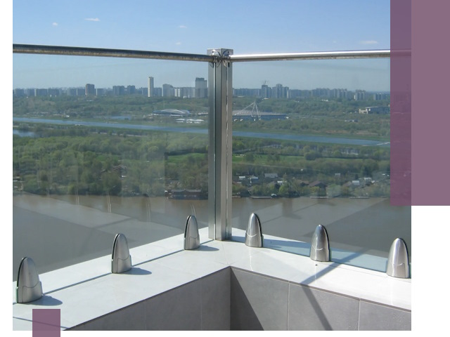 Стеклянные парапеты премиум класса в Бузулуке для домов и бизнесов