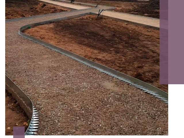 Металлические бордюры под ключ в Бузулуке — изготовление и монтаж