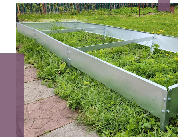 Металлические бордюры для грядок в Бузулуке от 1824 руб. 