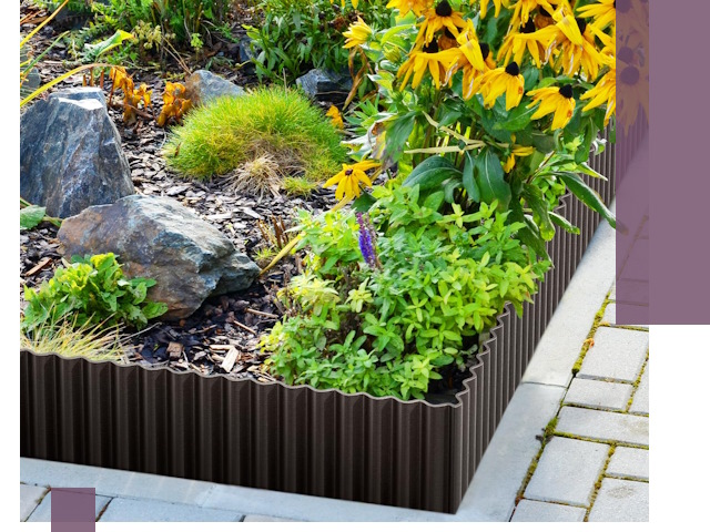 Металлические бордюры для клумб в Бузулуке — производство и монтаж