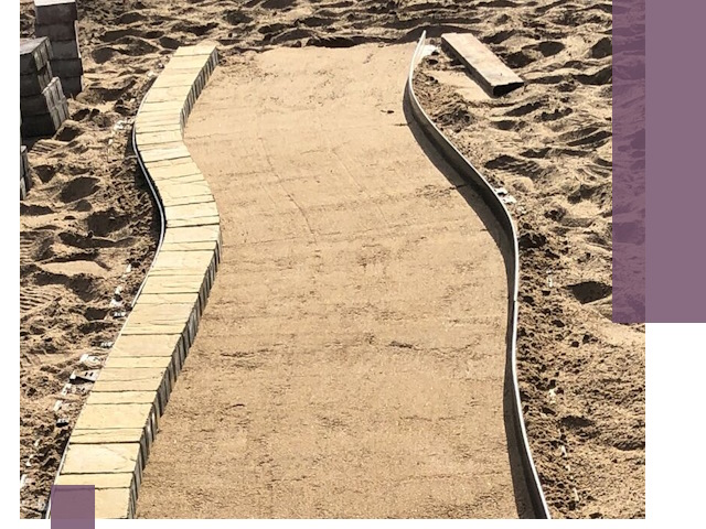 Металлические бордюры для тротуаров в Бузулуке — прочные и долговечные